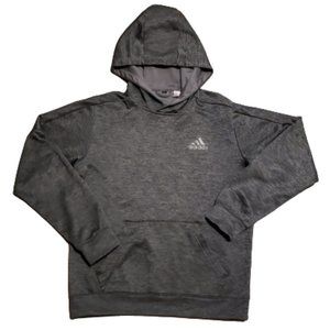 Adidas Hoodie Sweater Long Sleeve Team Issue Gray BQ8753 Men's Small S Pre-owned